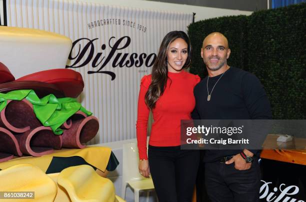 Melissa Gorga and Joe Gorga attend the DI LUSSO Salami Statue at New York City Wine and Food Festival on October 13, 2017 in New York City.