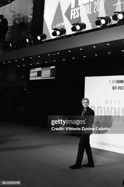 Christoph Waltz attends the BFI Patron's Gala and UK Premiere of 'Downsizing' during the 61st BFI London Film Festival at the Odeon Leicester Square...