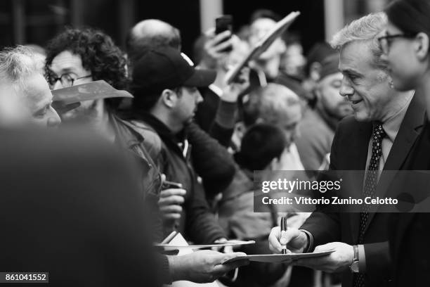 Christoph Waltz attends the BFI Patron's Gala and UK Premiere of 'Downsizing' during the 61st BFI London Film Festival at the Odeon Leicester Square...