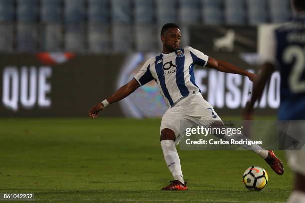 Porto's forward Hernani Fortes from Portugal during the match between Lusitano Ginasio Clube and FC Porto for the Portuguese Cup at Estadio do...
