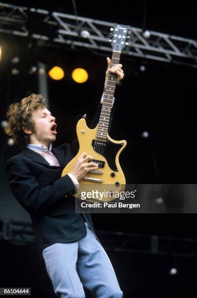 5th JULY: Beck performs live on stage at Rock Torhout in Torhout, Belgium on 5th July 1997.