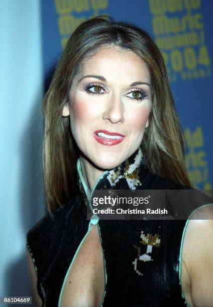 Photo of Celine DION; Celine Dion at the World Music Awards held at the Thomas & Mack Center in Las Vegas, Nevada on September 15, 2004