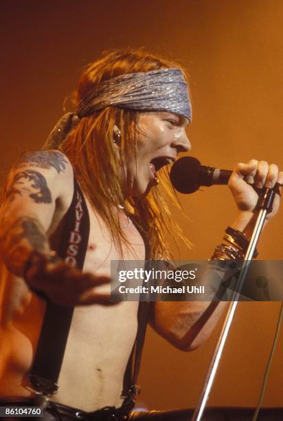 Photo of Axl ROSE and GUNS N' ROSES and GUNS & ROSES and GUNS AND ROSES, Axl Rose performing live onstage