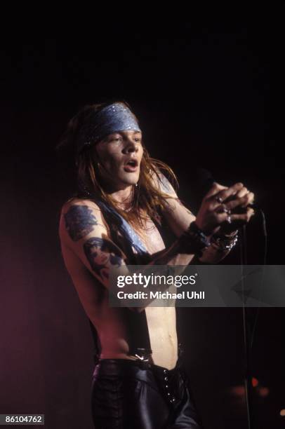 Axl Rose Poster Ritz Guns N Roses 1988 Photos and Premium High Res Pictures - Getty Images