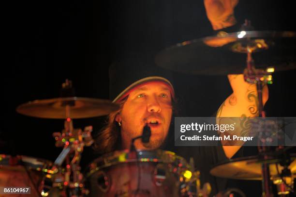 Photo of ALTER BRIDGE and Scott PHILLIPS, Drummer Scott Phillips performing on stage