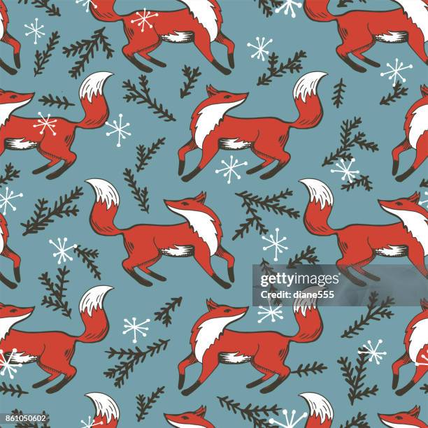 Fox Retro Pattern 25,054 Fox Pattern Stock Photos, High-Res Pictures, and Images - Getty ...