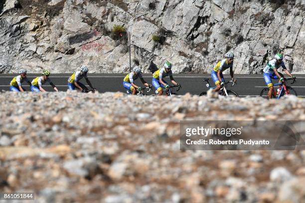 Soul Brasil Pro Cycling Team Brazil cyclists compete during Stage 4 of the 53rd Presidential Cycling Tour of Turkey 2017, Marmaris to Selcuk on...