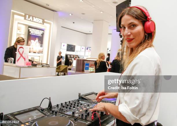 Rachel Poulliat during the Alsterhaus Beauty Opening 'Die Neue Schönheit' on October 13, 2017 in Hamburg, Germany.