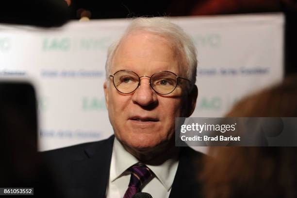 Steve Martin attends the 2017 Irish Arts Center Spirit of Ireland Gala at Cipriani 42nd Street on October 13, 2017 in New York City.