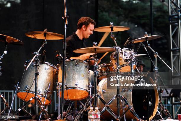 Photo of TEA LEAF GREEN and Scott RAGER, Scott Rager performing live onstage at the Hardly Strictly Bluegrass Festival