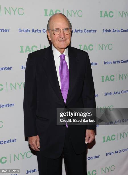 Senator George Mitchell attends the 2017 Irish Arts Center Spirit of Ireland Gala at Cipriani 42nd Street on October 13, 2017 in New York City.