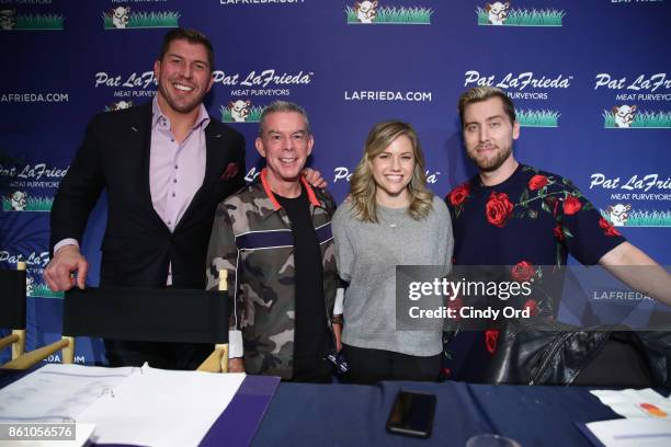 Judges David Diehl ,Elvis Duran, Jaymee Sire, and Lance Bass attend the Food Network & Cooking Channel New York City Wine & Food Festival Presented...