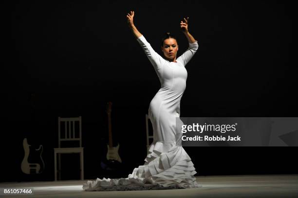 Rocio Morina in the production Fallen from Heaven at The Barbican on October 12, 2017 in London, England.