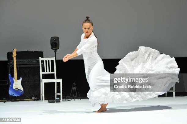 Rocio Morina in the production Fallen from Heaven at The Barbican on October 12, 2017 in London, England.