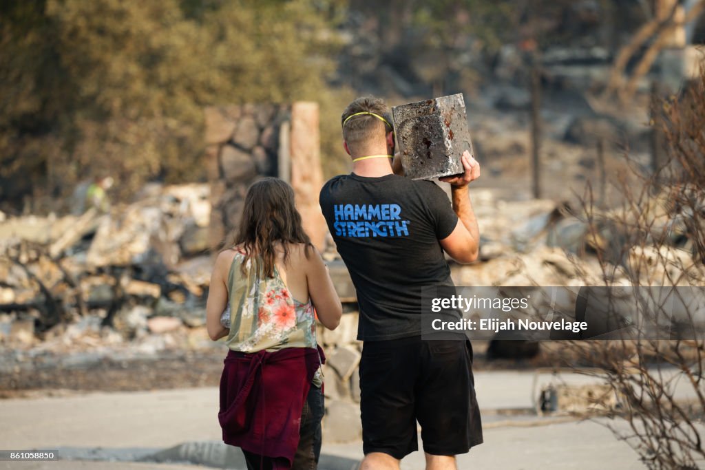 Multiple Wildfires Continue To Ravage California Wine Country