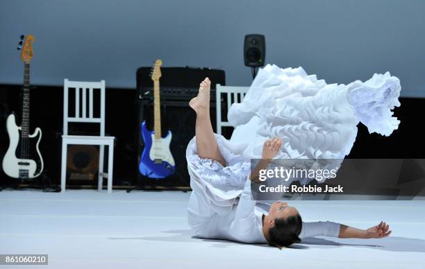 Rocio Morina in the production Fallen from Heaven at The Barbican on October 12, 2017 in London, England.