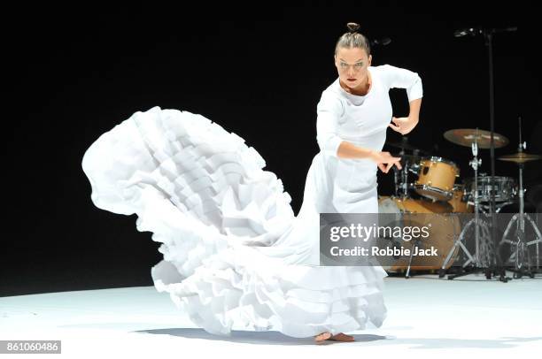 Rocio Morina in the production Fallen from Heaven at The Barbican on October 12, 2017 in London, England.