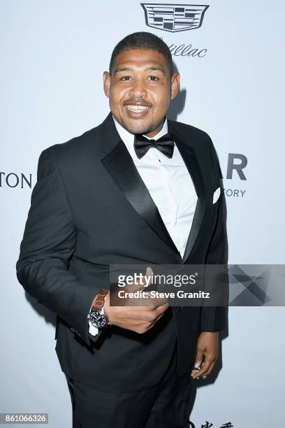 Actor Omar Benson Miller attends the amfAR Gala 2017 at Ron Burkle's Green Acres Estate on October 13, 2017 in Beverly Hills, California.