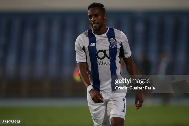 Porto forward Hernani Fortes from Portugal during the Portuguese Cup match between Lusitano Ginasio Clube and FC Porto at Estadio do Restelo on...