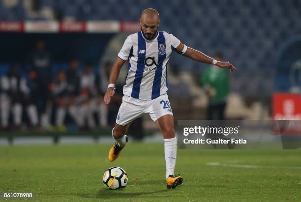 Porto midfielder Andre Andre from Portugal in action during the Portuguese Cup match between Lusitano Ginasio Clube and FC Porto at Estadio do...