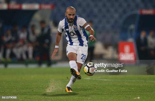 Porto midfielder Andre Andre from Portugal in action during the Portuguese Cup match between Lusitano Ginasio Clube and FC Porto at Estadio do...