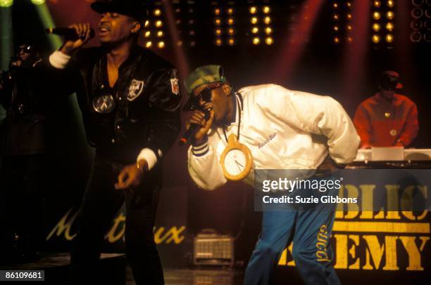 Photo of Flavor FLAV and Chuck D and PUBLIC ENEMY, Chuck D & Flavor Flav