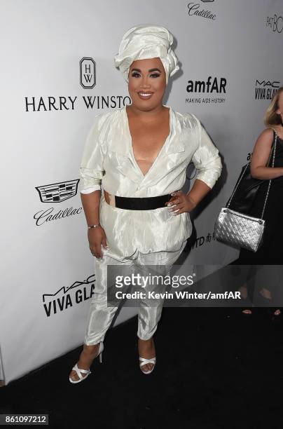 Patrick Starrr attends the amfAR Gala Los Angeles 2017 at Ron Burkle's Green Acres Estate on October 13, 2017 in Beverly Hills, California.
