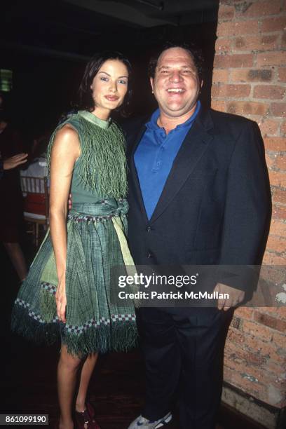 Carolyn Murphy and Harvey Weinstein on August 1, 1994.