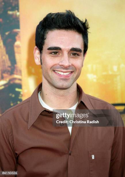 Dashboard Confessional singer Chris Carrabba at the premiere of "Spider-Man 2" held at the Mann Village Theater in Westwood, Calif. On June 22, 2004