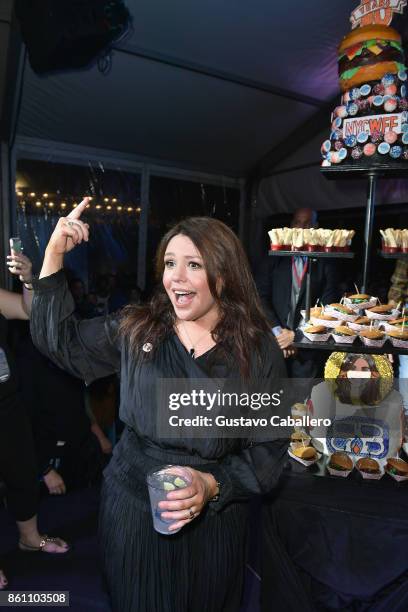 Host Rachael Ray attends the Food Network & Cooking Channel New York City Wine & Food Festival Presented By Coca-Cola - Blue Moon Burger Bash...