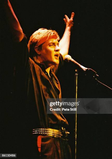 Photo of Simon LE BON and DURAN DURAN and Simon Le Bon and DURAN DURAN and LIVE EARTH CONCERT and Simon Le Bon, Simon Le Bon performing live onstage