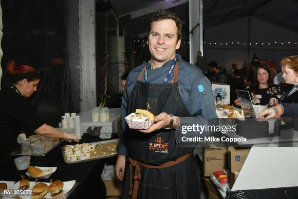 Chef Michael Reilly from The NoMad Bar attends the Food Network & Cooking Channel New York City Wine & Food Festival Presented By Coca-Cola - Blue...