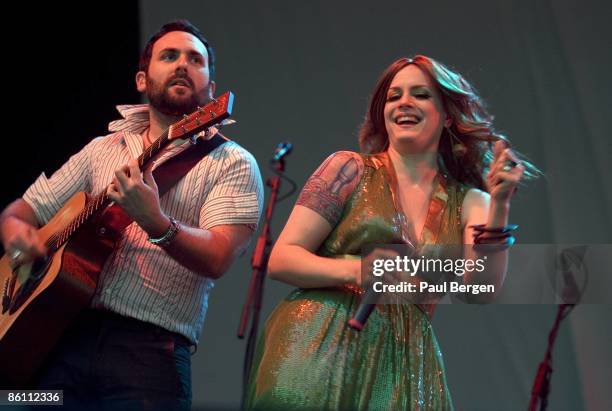 Photo of BABYDADDY and Ana MATRONIC and SCISSOR SISTERS; Babydaddy and Ana Matronic performing live onstage at Westerpark