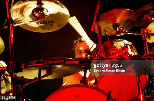 Photo of Bill WARD and BLACK SABBATH, Bill Ward performing live onstage