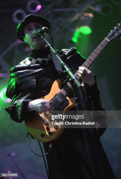 Photo of James RUSSELL MERCER and SHINS; James Russell Mercer performing live on stage at the Vegoose Festival , Sam Boyd Stadium , Las vegas