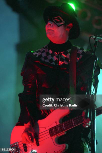 Photo of Martin CRANDALL and SHINS; Martin Crandall performing live on stage at the Vegoose Festival, Sam Boyd Stadium, Las Vegas