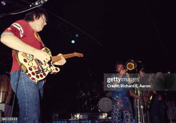 Photo of CHICAGO and Terry KATH and James PANKOW and Walter PARAZAIDER and Lee LOUGHNANE; L-R Terry Kath, James Pankow, Walter Parazaider and Lee...