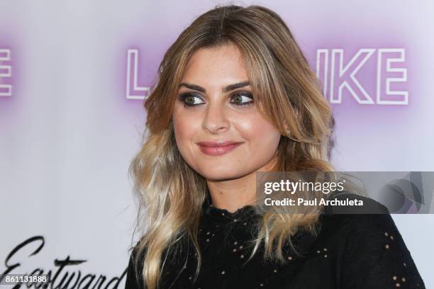 Actress Stephanie Simbari attends the premiere of "Lady-Like" at The Academy Of Motion Picture Arts And Sciences on October 13, 2017 in Los Angeles,...