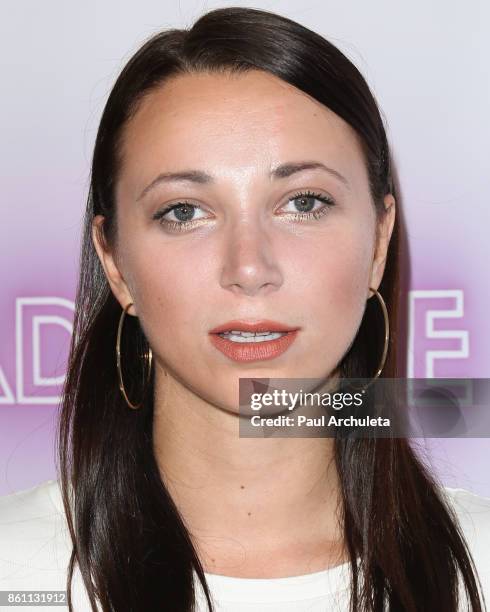 Actress Bianca Rusu attends the premiere of "Lady-Like" at The Academy Of Motion Picture Arts And Sciences on October 13, 2017 in Los Angeles,...