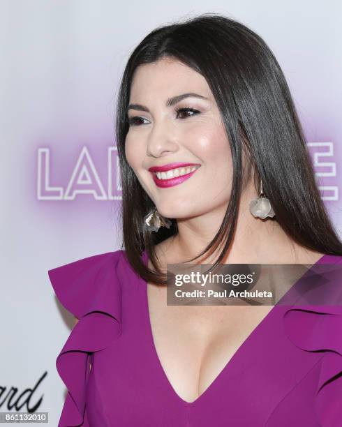 Actress Celeste Thorson attends the premiere of "Lady-Like" at The Academy Of Motion Picture Arts And Sciences on October 13, 2017 in Los Angeles,...