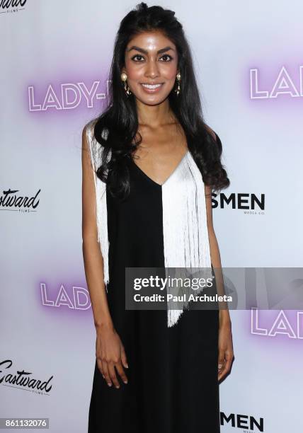 Actress Natasha Wanigatunga attends the premiere of "Lady-Like" at The Academy Of Motion Picture Arts And Sciences on October 13, 2017 in Los...