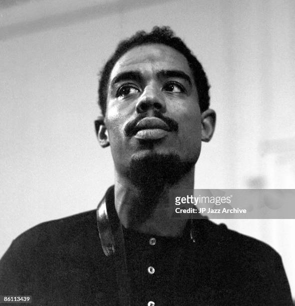 Photo of Eric Dolphy 5; Eric Dolphy during recordingsession for Debut Copenhagen 1961