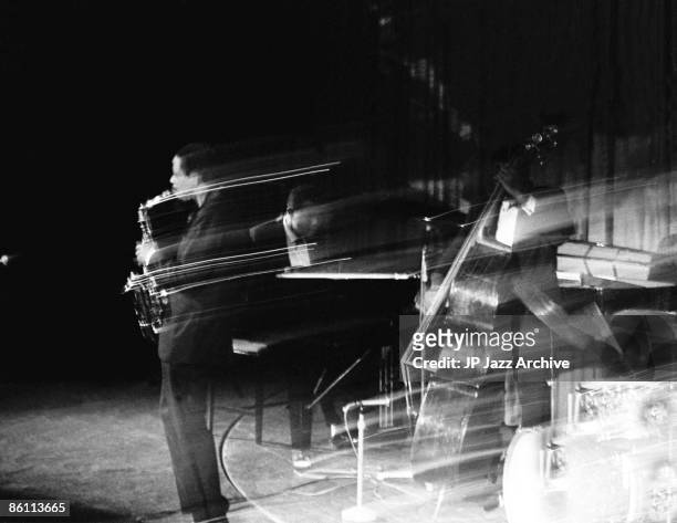 Photo of John Coltrane 1961 10; Eric Dolphy,McCoy Tyner & Art Davis,Copenhagen 1961