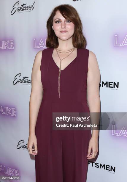 Actress Corinne Mestemacher attends the premiere of "Lady-Like" at The Academy Of Motion Picture Arts And Sciences on October 13, 2017 in Los...