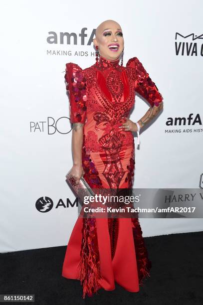 Ongina at amfAR Los Angeles 2017 at Ron Burkle's Green Acres Estate on October 13, 2017 in Beverly Hills, Californi