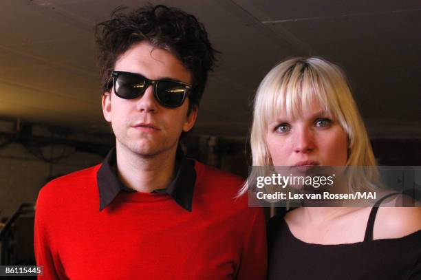 Photo of RAVEONETTES; Sune Rose Wagner, Sharin Foo