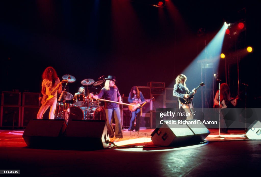 Allen R. Pyle Photo of LYNYRD SKYNYRD and Allen COLLINS and Artimus PYLE and Ronnie ...