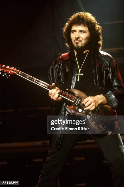 Photo of Tony IOMMI and BLACK SABBATH, Tony Iommi performing live onstage