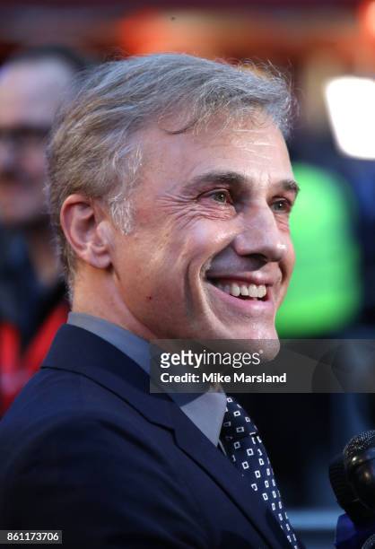 Christoph Waltz attends the BFI Patron's Gala & UK Premiere of "Downsizing" during the 61st BFI London Film Festival on October 13, 2017 in London,...