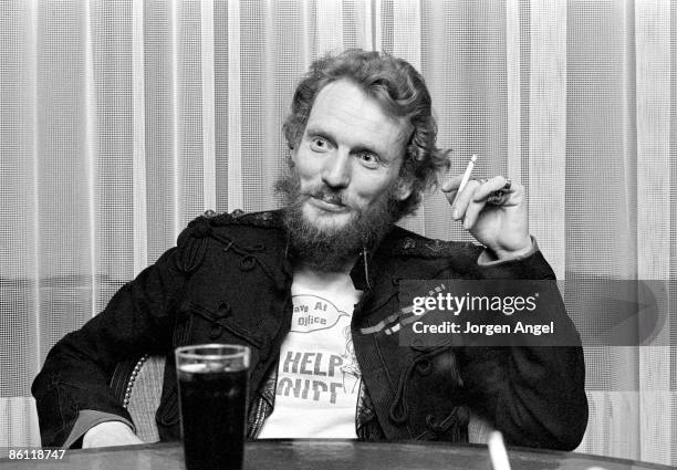 Photo of Ginger BAKER; Ginger Baker, Copenhagen, Denmark, 1975